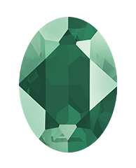 Swarovski 4120 Oval Fancy Stone 18x13mm Crystal Royal Green 